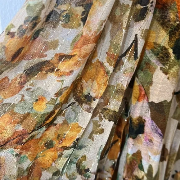 Anthropologie Multicolor Floral Blouse - Picture 7 of 9